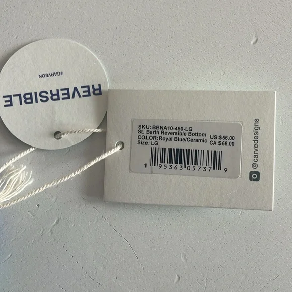 NWT ✨ Carve Design St Barth Reversible Bottom Large - Picture 5 of 5